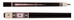 MECAS09-B Meucci White Stain/Pk Paua Casino Series Pool Cue