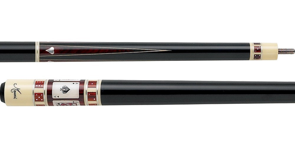 Meucci MEG03BD 58 in. Billiards Pool Cue Stick + Free Hard Case Included