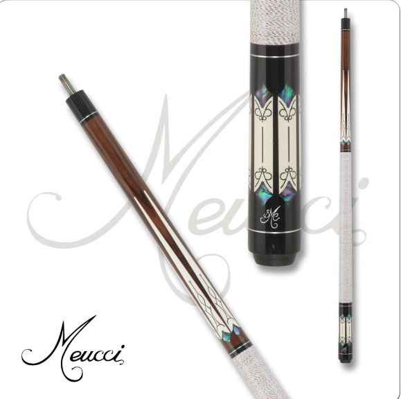 Meucci MEJS02 58 in. Billiards Pool Cue Stick + Free Hard Case Included