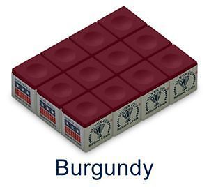 Doz Silver Cup Chalk - Burgundy