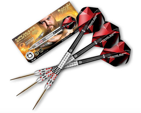 MSAST-23 Shot! Michael Smith Achieve Steel Tip Dart Set 23g