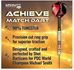 MSAST-23 Shot! Michael Smith Achieve Steel Tip Dart Set 23g