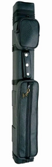 Pro Series PRO36 3B/6S Black Leatherette Pool Cue Case