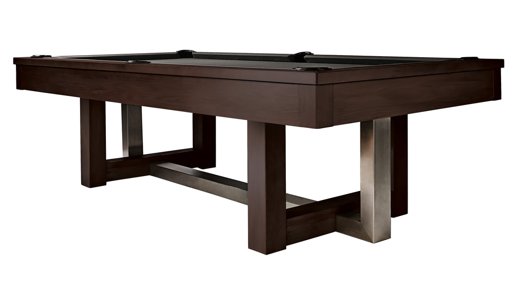 HJ Scott 8’ Abbey Pool Table - Espresso