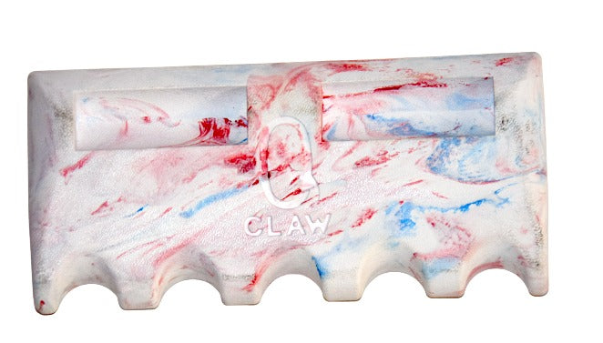 Q-Claw 5 Cue Holder w/ Coin Slots (Red/White/Blue)