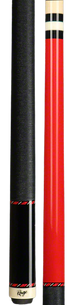 Rage RGC9 Red/Black 2 Piece 58 in Pool Cue