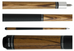 Action RNG07 Honey Colored Zebra Wood Pool Cue Stick