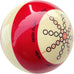 SRS-TB Training Cue Ball Red and White