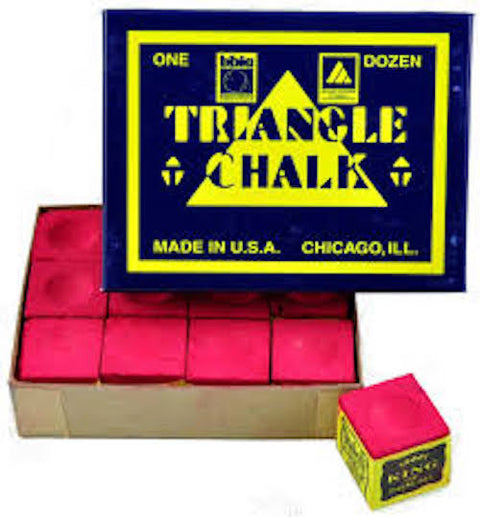 Doz Triangle Chalk - Red