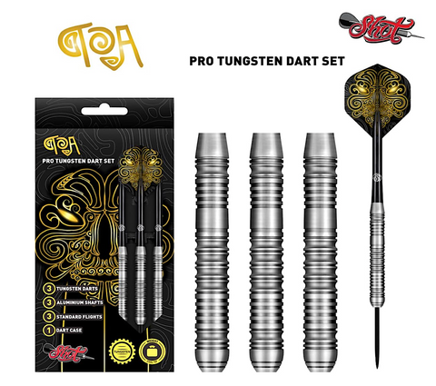 TOA-23 Shot! Toa Pro Steel Tip Throwing Dart Set - 23 grams