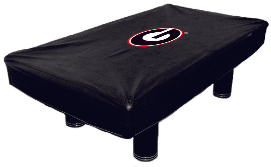 7 ft Georgia Bulldogs UGABTC100N-7 Fitted Billiard Pool Table Cover