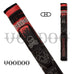 Voodoo VODC22A 2Bx2S Black/Red Billiards Pool Cue Stick Case