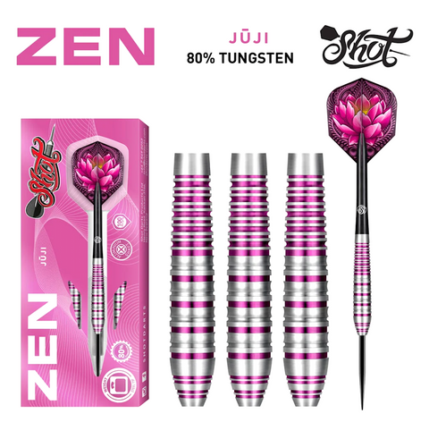 ZUST-26 Shot! Zen Juji Soft Tip Dart Set 80% Tungsten