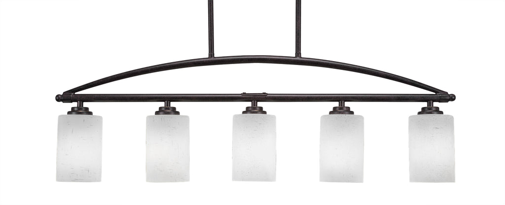 Toltec 2435-DG-310 Marquise 5 Bulbs Bar Billiards Pool Table Island Light