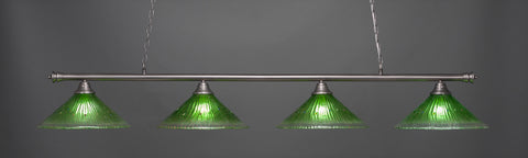 Toltec 374-BN-717 Oxford 4 Bulbs Bar Billiards Pool Table Island Light