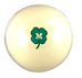 75-8101 McDermott Green Clover Cue Ball
