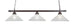 Toltec 803-DG-714 Square 3 Bulbs Bar Billiards Pool Table Island Light