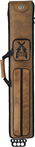 Outlaw OLH35 GUNS 3Bx5S Tan Billiards Pool Cue Stick Case