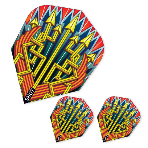 Shot! Darts SF6669 Roman Empire Legion Dart Flight Set-Small Standard