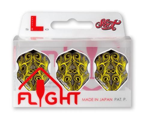 Shot! Darts SF6671 Shot L-Style L3 EZ Shape Prospector Dart Flight Set