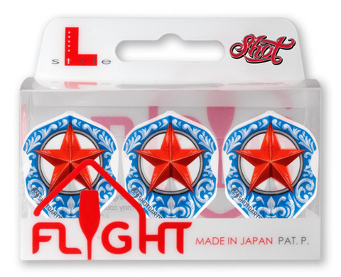 Shot! Darts SF6672 Shot L-Style L3 EZ Shape Trailblazer Dart Flight Set