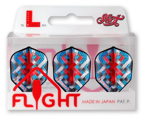 Shot! Darts SF6674 Shot L-Style L3 EZ Shape Berserker Dart Flight Set