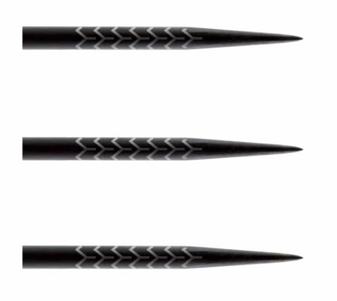 Shot! Darts SM4047 Tribal Weapon Black Titanium Point with Cinder Grip