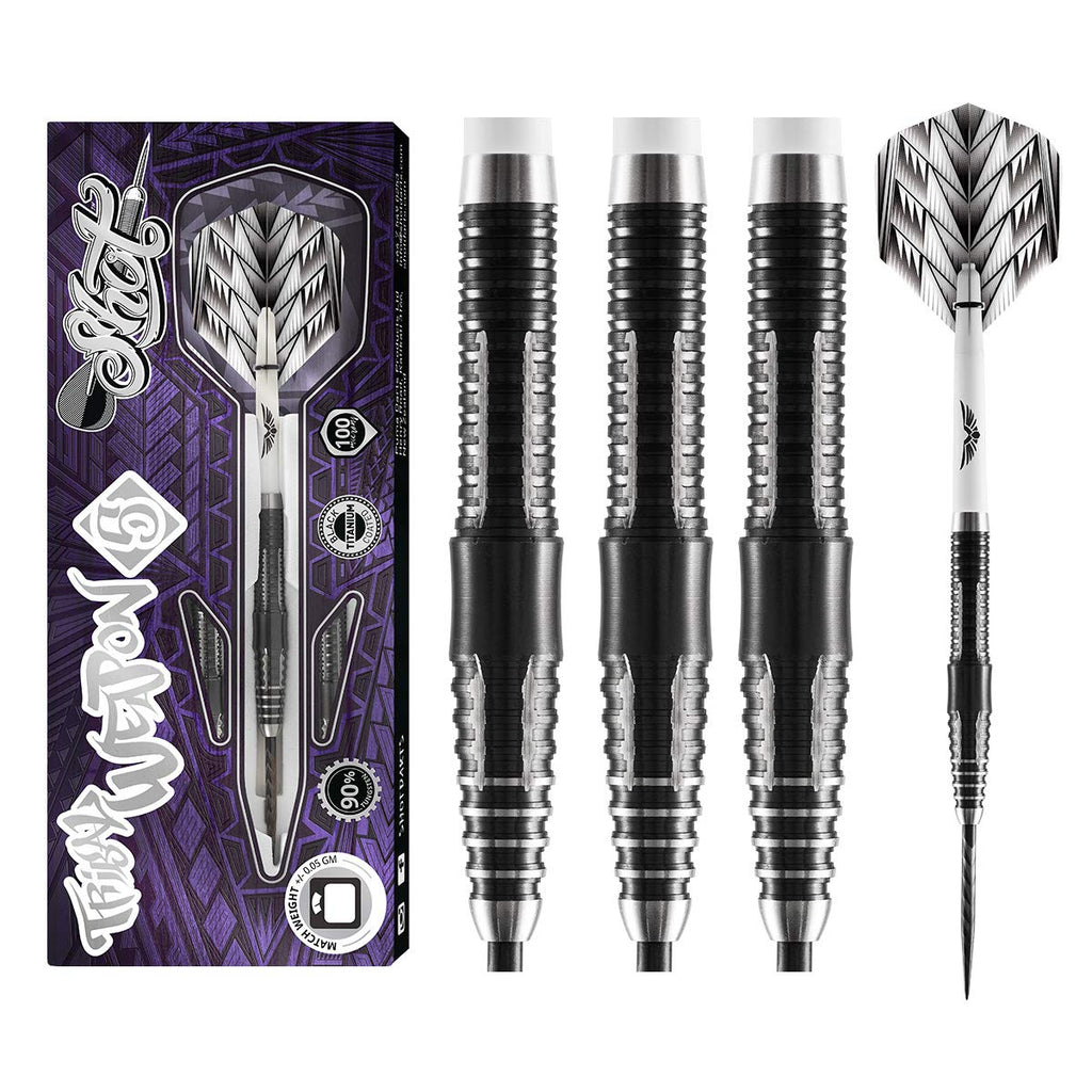 Shot Darts TWST-522 Tribal Weapon 5 Steel Tip Dart Set 22gm