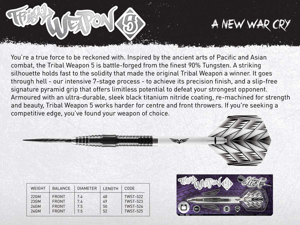 Steel Tip 7.5 Tungsten Dart Set